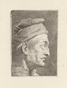 Profilo di un vecchio, dalla Raccolta di Teste da Giovanni Domenico Tiepolo