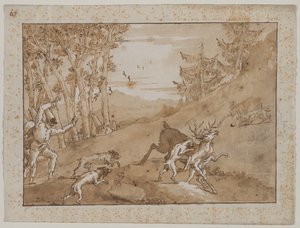 La caccia al cervo, 1790s