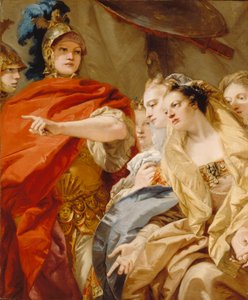 Le donne di Dario che invocano la clemenza di Alessandro da Giovanni Domenico Tiepolo