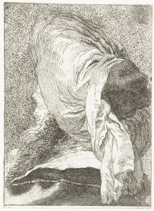 Uomo turco con turbante da Giovanni Domenico Tiepolo
