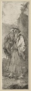 Due Vecchi in un Paesaggio da Giovanni Domenico Tiepolo