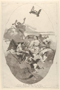 Venere che affida Cupido al Tempo da Giovanni Domenico Tiepolo