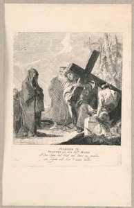 Via crucis - Stazione IV, incontra sua madre da Giovanni Domenico Tiepolo