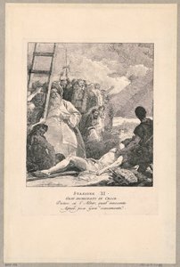 Via crucis - Stazione XI, Gesù inchiodato alla croce
