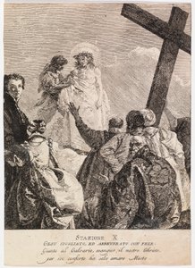 Via crucis - Stazione X. Gesù viene spogliato delle sue vesti da Giovanni Domenico Tiepolo