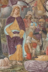 Milano, Refettorio del Cenacolo Vinciano, Donato Montorfano, Crocifissione di Cristo da Giovanni Donato Montorfano