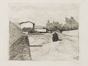 Una strada da Giovanni Fattori