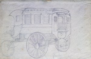 Carrozza da Giovanni Fattori