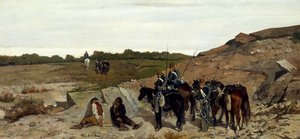 Episodio della campagna contro il brigantaggio da Giovanni Fattori