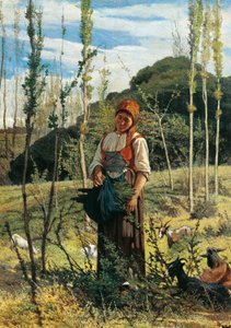 Contadino nel bosco da Giovanni Fattori