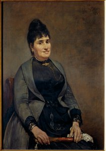 Italia, Firenze, Ritratto di Marianna Bigazzi da Giovanni Fattori