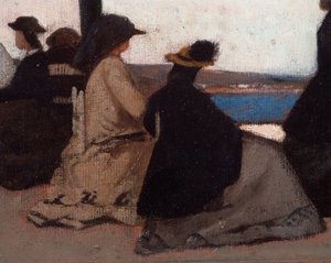 La Rotonda di Palmieri (dettaglio) da Giovanni Fattori