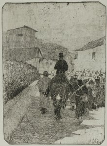Passeggiata militare da Giovanni Fattori