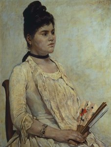 Ritratto della figliastra Giulia Marinelli da Giovanni Fattori
