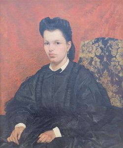 Ritratto della prima moglie, c. 1865 da Giovanni Fattori