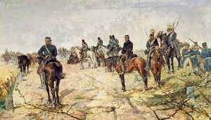 Le linee di battaglia, 1884 da Giovanni Fattori