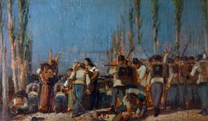 I massacri di Mantova da Giovanni Fattori