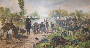 La battaglia di Custoza da Giovanni Fattori
