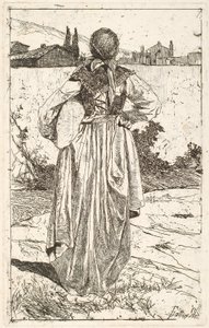 Donna del Gabbro da Giovanni Fattori