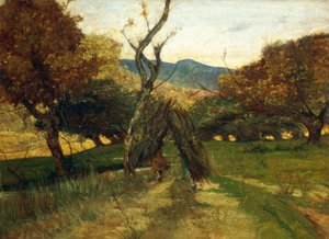 Catasta di legna, circa 1874 da Giovanni Fattori