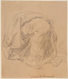 Studio di drappeggio da Giovanni Francesco (1610 62) Romanelli
