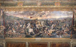 Bataille du pont Milvius da Giovanni Francesco (c.1488 1528) Penni