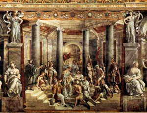 Il Battesimo di Costantino da Giovanni Francesco (c.1488 1528) Penni