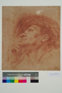 Studio per la testa del profeta Aggeo da Giovanni Francesco Barbieri