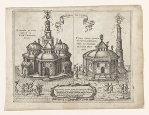 Miracolo cristiano avvenuto a Costantinopoli da Giovanni Francesco Camocio