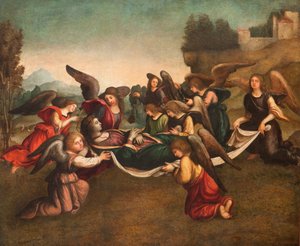 Il Funerale della Vergine (dopo il restauro) da Giovanni Francesco Caroto