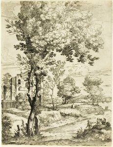 Paesaggio con casa