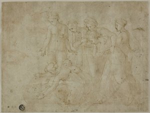 Il ritrovamento di Mosè da Giovanni Francesco Penni