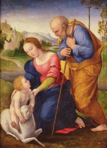 La Sacra Famiglia con l