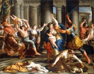 Il massacro degli innocenti, c.1631 da Giovanni Francesco Romanelli