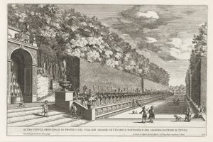 Fontein in de tuinen van de Villa d