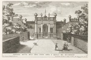 Fontana nei giardini di Villa d