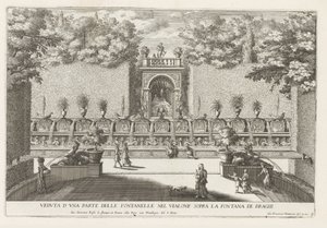 Fontana nei giardini della Villa d