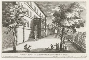 Lato giardino della Villa d