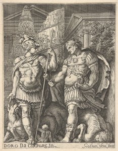 Due soldati romani, XVII secolo da Giovanni Francesco Venturini