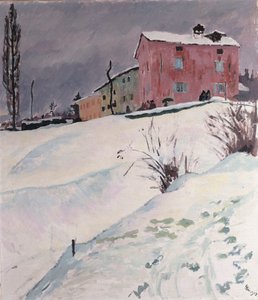 La Casa Rossa, 1912 da Giovanni Giacometti