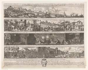 Processione per liberare Roma dalla peste da Giovanni Giacomo de