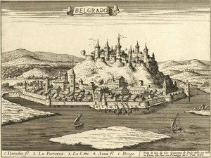 Castello di Belgrado (Giovanni Giacomo De Rossi, 1683) da Giovanni Giacomo De Rossi