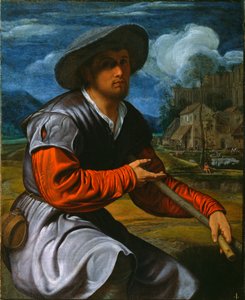 Pastore con un flauto, c.1525 da Giovanni Girolamo Savoldo