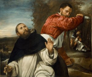 La morte di San Pietro Martire da Giovanni Girolamo Savoldo
