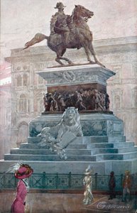 Milano: Monumento a Vittorio Emanuele II