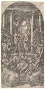 Il matrimonio della Vergine, ca. 1525 da Giovanni Jacopo Caraglio