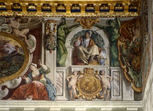 (dettaglio) dal Palazzo del Quirinale, Roma da Giovanni Lanfranco