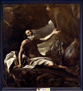 Elia nutrito dal corvo da Giovanni Lanfranco