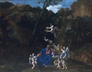 Gesù curato dagli angeli