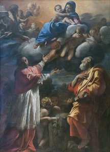 Madonna col Bambino con San Carlo Borromeo e San Bartolomeo da Giovanni Lanfranco
